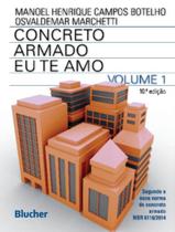 Livro - Concreto Armado Eu Te Amo - Vol. 1 - 10ª Ed