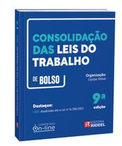 Livro Consolidação das Leis do Trabalho CLT de Bolso, 9ª Edição 2024