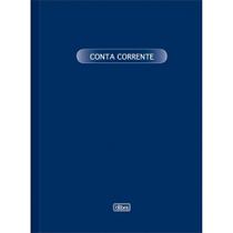 Livro Conta Corrente 1/4 100 Folhas Capa Dura - Pacote com 05