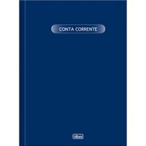 Livro Conta Corrente 1/4 Capa Dura 50 Folhas - Pacote com 10