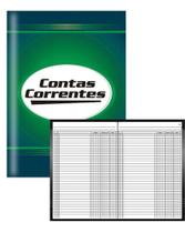 Livro Conta Corrente Oficio 50 folhas 215x315mm ref: 10009 São Domingos