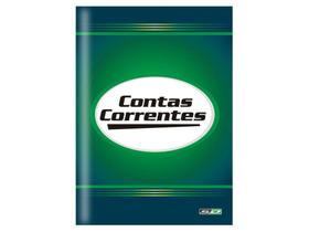 Livro Contas Correntes (grande), 100 Folhas, São Domingos - 5107
