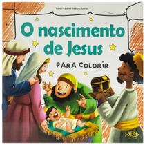 Livro - Contos Bíblicos para Colorir: O Nascimento de Jesus