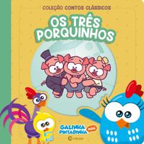 Livro - CONTOS CLASSICOS GALINHA PINTADINHA MINI - OS TRES PORQUINHOS