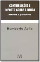 Livro - Contribuições e imposto sobre a renda - 1 ed./2015