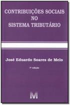 Livro - Contribuições sociais no sistema tributário - 7 ed./2018