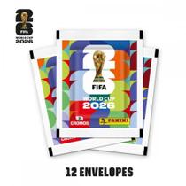 Livro Copa do Mundo Fifa 2026 - Blister com 12 envelopes - 84 Figu