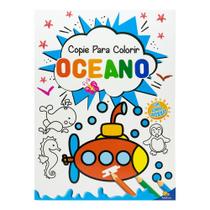 Livro - Copie para Colorir: Oceano