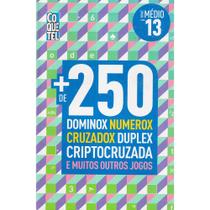 Livro Coquetel 250 Dominox Numerox Cruzadox Duplex Cripto