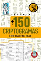 Livro Coquetel Mais de 150 Criptogramas Nível Médio Ed 36 - Coquetel - NF