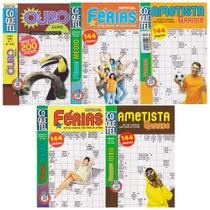 Livro Coquetel Palavras Cruzadas Nível Médio 5 Vols.