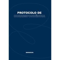 Livro Correspondencia Protocolo 104 Folhas Azul Papel Resistente Organizador Livro Correspondencia Protocolo 104 Folhas Azul Papel Resistente Organizador