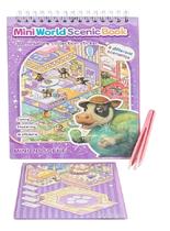 Livro criativo mini wold de cenários com adesivos 3D Tipo:Vaquinha Livro criativo mini wold de cenários com adesivos 3D Tipo:Vaquinha