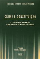 Livro - Crimes e Constituição - A Legitimidade da Função Investigatória do Ministério Público