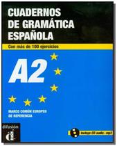 Livro - Cuadernos De Gramatica Espanola A2 + Cd/mp3