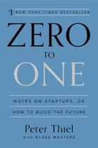 Livro Currency Zero to One: Notas sobre startups, de Peter Thiel Livro Currency Zero to One: Notas sobre startups, de Peter Thiel