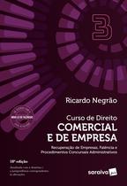 Livro - Curso de Direito Comercial e de Empresa Vol.3 - 18ª Edição 2024