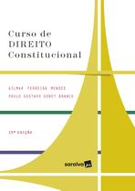 Livro - Curso de Direito Constitucional - Série IDP - 15ª Ed. 2020