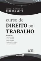 Livro - Curso de Direito Do Trabalho - 15ª edição 2023