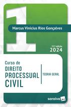 Livro - Curso de Direito Processual Civil - Teoria Geral Vol.1 - 21ª Edição 2024