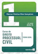 Livro Curso de Direito Processual Civil Vol. 1 Marcus Vinicius Rios Gonçalves