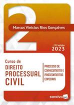 Livro Curso de Direito Processual Civil Vol. 2 Marcus Vinicius Rios Gonçalves
