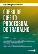 Livro - Curso de Direito Processual do Trabalho - 10ª edição 2022