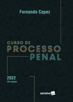 Livro - Curso de Processo Penal - 29ª edição 2022