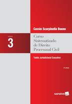 Livro - Curso sistematizado de direito processual civil - 8ª edição de 2019