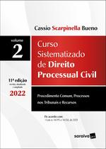 Livro - Curso Sistematizado de Direito Processual Civil - Vol 2 - 11ª edição 2022