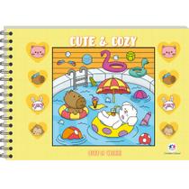 Livro - Cute and Cozy Yellow - Livro de Colorir