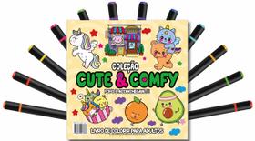 Livro - Cute & Comfy Coloring Book for Adults - Fofo e Aconchegante - Livro de Colorir Adulto Livro - Cute & Comfy Coloring Book for Adults - Fofo e Aconchegante - Livro de Colorir Adulto