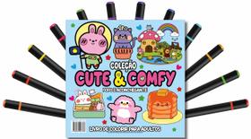 Livro - Cute & Comfy Coloring Book for Adults - Fofo e Aconchegante - Livro de Colorir Adulto Livro - Cute & Comfy Coloring Book for Adults - Fofo e Aconchegante - Livro de Colorir Adulto