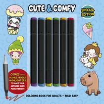 Livro - Cute & Comfy Coloring Book for Adults - Special Edition - Livro de Colorir Adulto Livro - Cute & Comfy Coloring Book for Adults - Special Edition - Livro de Colorir Adulto