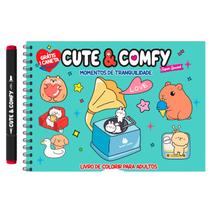 Livro - Cute & Comfy Super Special - Livro de Colorir Adulto - Momentos de Tranquilidade