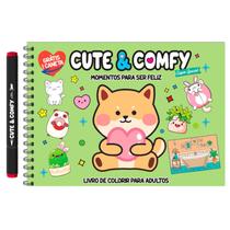 Livro - Cute & Comfy Super Special - Livro de Colorir Adulto - Momentos para ser Feliz