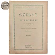 Livro czerny el progreso 25 estudos para piano op.749 - RICORDI