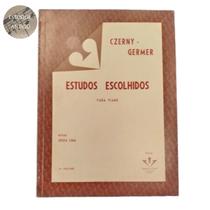 Livro czerny germer estudos escolhidos para piano vol 3 rev. souza lima
