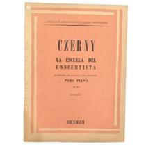 Livro czerny la escuela del concertista para piano op.365 buonamici - RICORDI