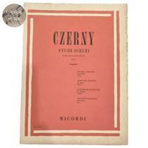 Livro czerny studi scelti per pianoforte vol1
