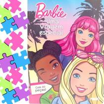Livro Da Barbie Com Quebra Cabeças Infantil Uma Viagem Especial Com 80 Peças - Ciranda Cultural