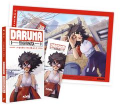 Livro - Daruma: Perseverança + Pôster + Marcador – Primeiro volume da série "Daruma", de Monge Han e vencedor do Troféu HQMix