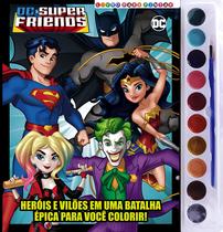Livro - DC Super Friends Livro para Pintar com Aquarela