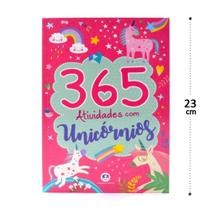Livro de 365 Atividades e Colorir Pinta Infantil Vários Personagens