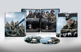 Livro de aço digital Blu-Ray Movie Fury 4K Ultra HD 4K UHD