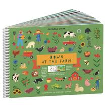 Livro de adesivos Cupkin Farm Animal com mais de 500 adesivos +12 páginas Livro de adesivos Cupkin Farm Animal com mais de 500 adesivos +12 páginas