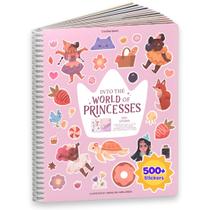 Livro de adesivos Cupkin World of Princesses com mais de 500 adesivos
