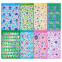 Livro de adesivos Fashion Angels Disney Stitch com mais de 500 adesivos