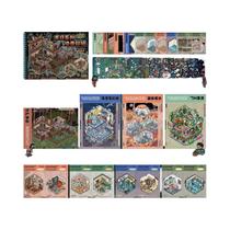 Livro De Adesivos Kawaii 3D De Paisagens De Sobrevivência Do Dia Do Juízo Final DIY Cena De Cabana