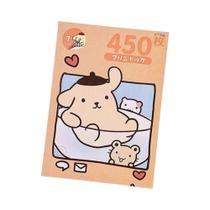 Livro De Adesivos Kawaii Sanrio 450 Unidades Hello Kitty Kuromi Melody Goka Cartões Decoração De